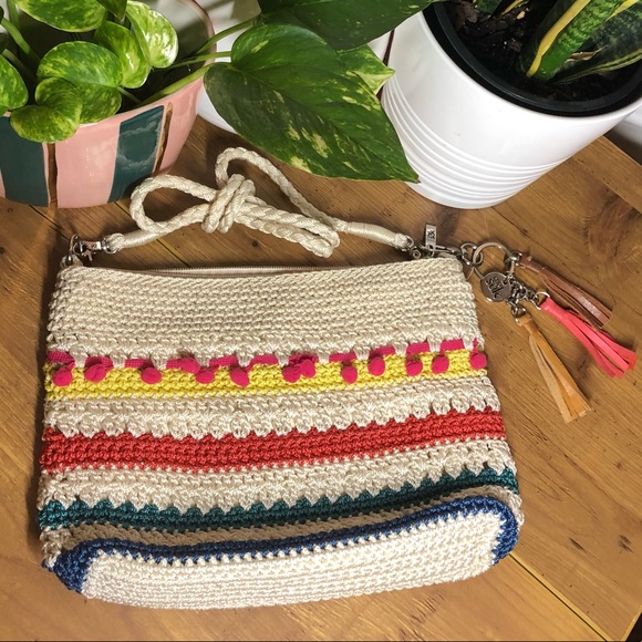 THE SAK Casual Classic 3-in-1 Demi 🌈🏝 w/ pompoms - Picture 1 of 6